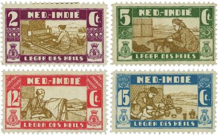 Hollandsk Ostindien 1932 - NVPH 176-179 - Ubrugt