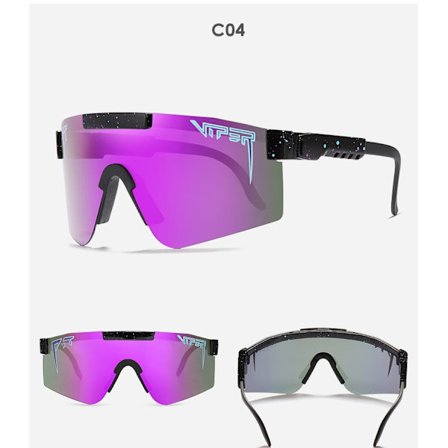 Cykelglasögon Galvaniserad Sport Populära Utomhusglasögon TR90 Stor Ram