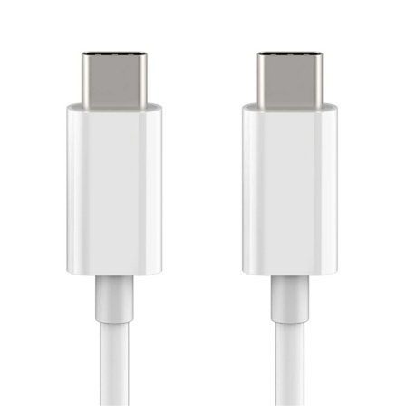 USB-C till USB-C Laddkabel 2 Meter Vit
