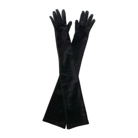 Alberta Ferretti, Gloves Zwart, Dames, Maat:M