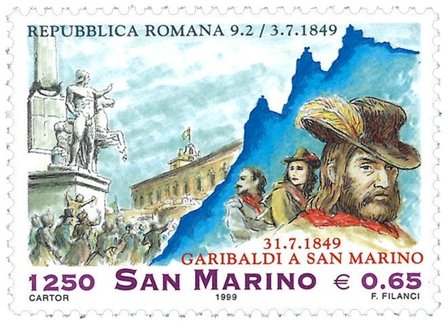 San Marino - Garibaldi - Postfrisk frimærke