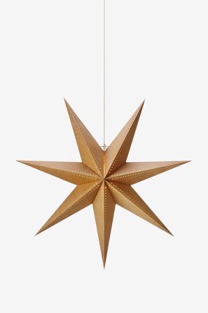 Markslöjd - Pendel stjerne Kiara 1L 75cm - Brun - Adventsstjerner - Fra Homeroom