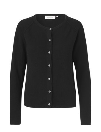 Rwlaica Cashmere Ls O-Neck Raglan C Black Rosemunde