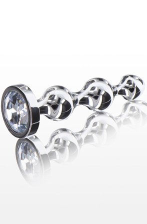 Kjøp ToyJoy Diamond Star Beads Small - Analplugg i metall | God pris