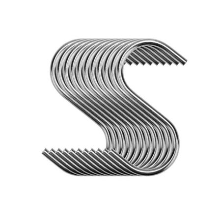 10 stk. slagterkroge i rustfrit stål, kødforarbejdning til røgeovn kylling jagt ribben