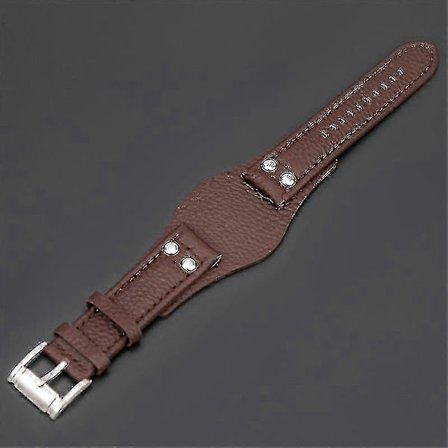 22 mm ægte læderurrem til Fossil CH2564 CH2565 ur stålspænde jy[jkw]_specielle gaver
