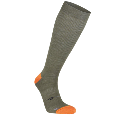 Ivanhoe of Sweden M's Wool Sock Compression -villasukat, lodenvihreä