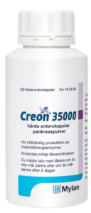 Creon 35000 harde enterokapsler enzymblanding 100 stk