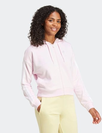 adidas Sportswear W 3S Ft Fz Hd - Pink - XL