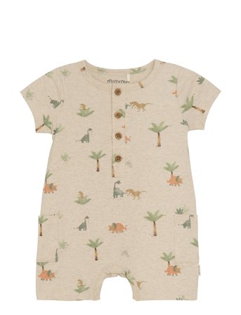 Minymo Suit Ss Aop - Beige - 74
