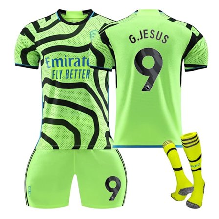 2324 Arsenal borte grønn voksen barn trening drakt jersey sportsklær fotball