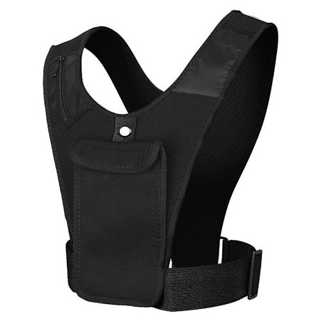 Justerbar Refleks Løpevest med Telefonholder - Lett og Pustende Treningsutstyr