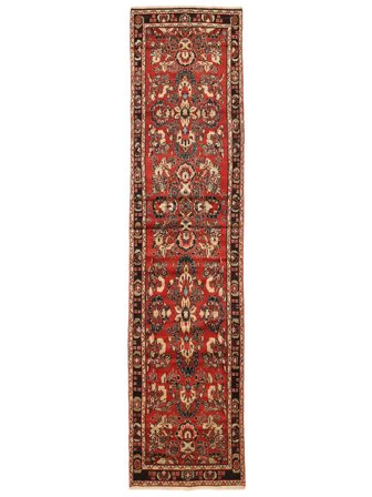Hamadan Rug 100X420 Runner Wool, Persia/Iran