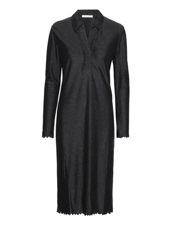 Ilona Dress 14577 Dresses Shirt Dresses Svart Samsøe Samsøe*Betinget Tilbud