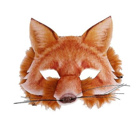 Realsitisk Falsk Pels Hr. Ræv Dyremaske Til Voksne Og Børn - Perfekt Til Te-Fester Og Kostumefester