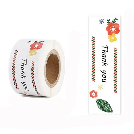 120 st/rulle tack-sigillklistermärken Hälsningsetiketter 6 6