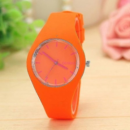 Silikoni Naisten Kello, Kvartsikello Rento Mekko Kellot, Rannekello