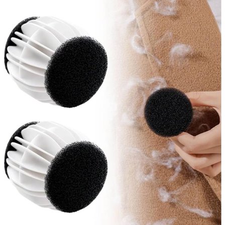 Fjerner for dyrehår til vaskemaskin, gjenbrukbar lo-ball vaskemaskin hårfanger, fjerner dyrehår, lo og dun (2-pakning)