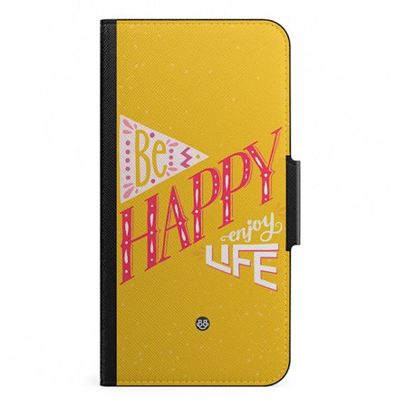 Naive Samsung Galaxy S21 Plånboksfodral - Be Happy