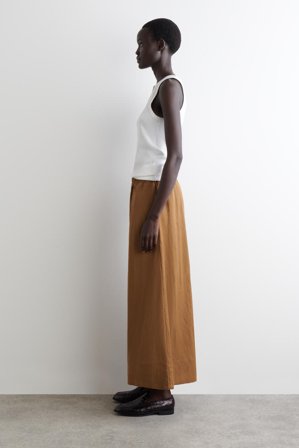 COS Women's Culottes Maxivolumen in Marrón