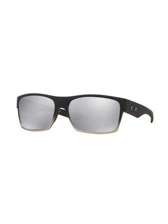 Oakley Cocc. Lifestyle Men's Sunglasses with a frame made of plastic in black and plastic lenses in grey