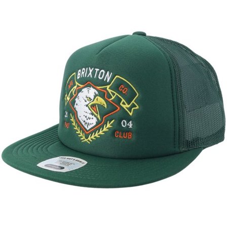 Brixton - Grön trucker Keps - Ruckett Dark Green Foam Trucker @ Hatstore
