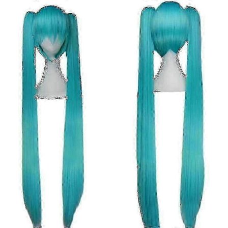 Vocaloid Miku Cosplay Parykk Kostyme Japan Midi Kjole Nybegynner Future Miku Cosplay Kvinnelig Halloween Dame Jente Stoff Kostyme