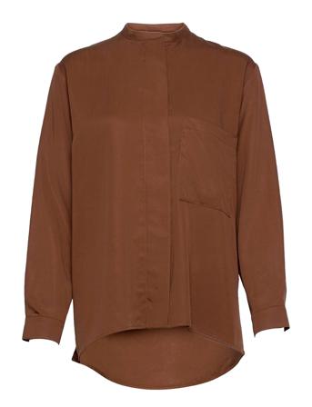 Airy Shirt Brown A Part Of The Art