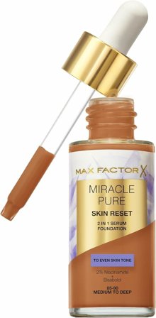Max Factor Fondotinta Miracle Pure Skin Reset 2 in 1 Siero 30ml -