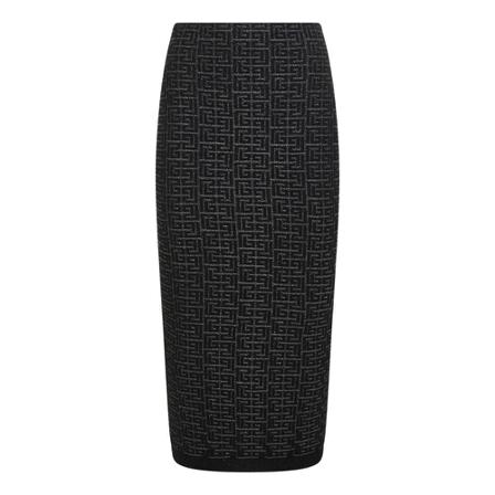 Balmain, Pencil Skirts Czarny, Kobieta, Rozmiar: S