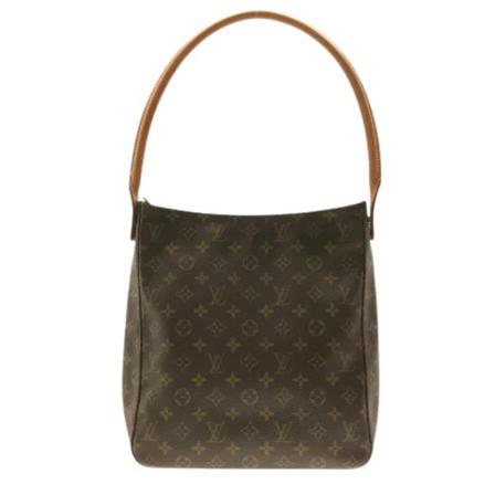 Louis Vuitton Vintage, Pre-owned Canvas louis-vuitton-bags Bruin, Dames, Maat:ONE Size