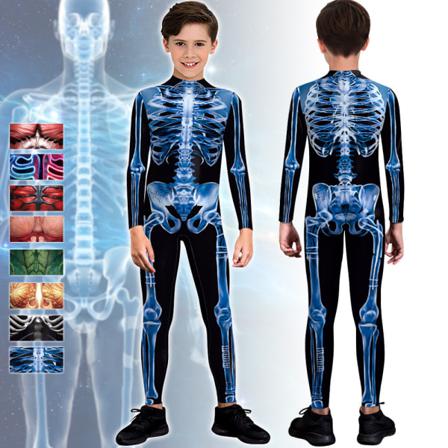 Barn Halloween Kostymer Cosplay 3d Style Bodysuit Kostym Type3 M