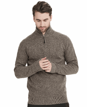 Whistler Santus M half Zip Knit Dark Grey Melange