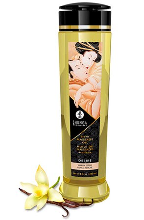 Shunga Massage Oil Desire Vanilla 240ml - Woome.pl