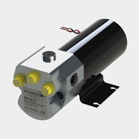 Vetolaite autopilotille Hy-Prodrive PR+25 Reversing DC Hydraulic Power Unit, käännettävä hydraulipumppu, 12 V, 2.5 litraa/min (41.7 cm³/sekunti), 450 