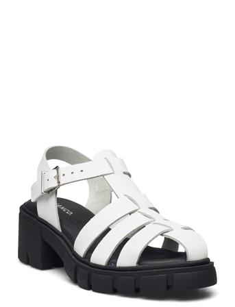 Biafabiana Multi Strap Sandal White Bianco