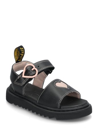 Dr. Martens | Marlowe Hearts J Black+Powder Pink T Lamper+Nebula Glitter | 34