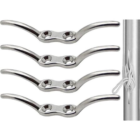 Veneen kiinnitysklemmari, sokea koukku, maston köysiklemmari, ruostumattomasta teräksestä valmistettu veneen köysiklemmari markiiseille, köysi, jahdin