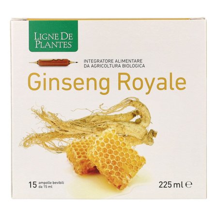 Ligne De Plantes Ginseng Royale Bio 15 Ampolle