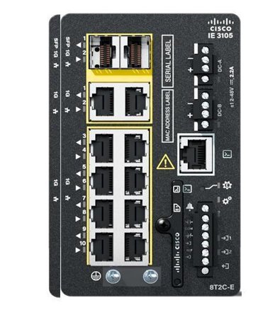 Cisco Catalyst IE3105 Rugged Series - Network Essentials - switch - 10 porter - Styrt
