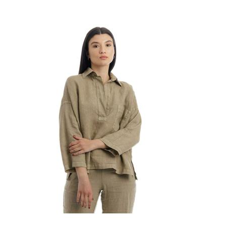 Seventy Shirt , Beige , Dames , Maat: M