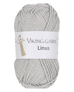 Garn Linus 50g Ljusgrå