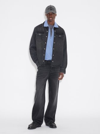 Holzweiler Slim-Fit Denim Shirt - Black - Men's - XXL