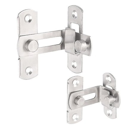 90 graders drejelig dør lås spænde lås bolt lås cam lås til dør og vindue skydelås stang bolt lås lås - Jxlgv