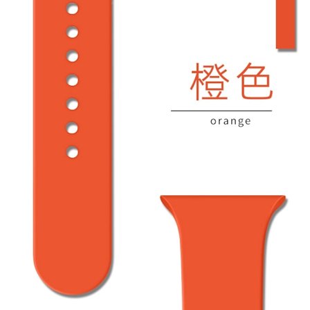 Kellon ranneke Apple Watch iWatch 42/44/45/49MM Standard Oranssi