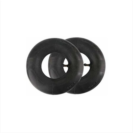 4.10/3.50-4 tommers slangedekk for håndtruck, tralle, håndvogn, hagetralle, gressklipper, erstatningsslange 4.10-4 (2 stk.)