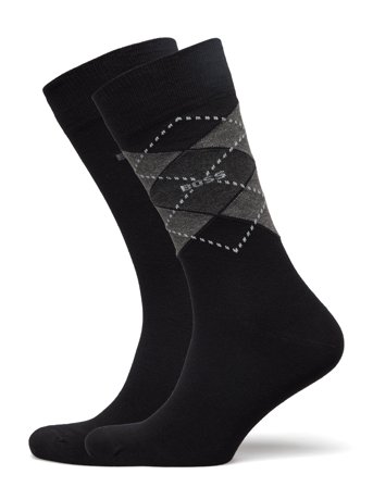 BOSS 2P Rs Argyle Cc - Black - 39-42