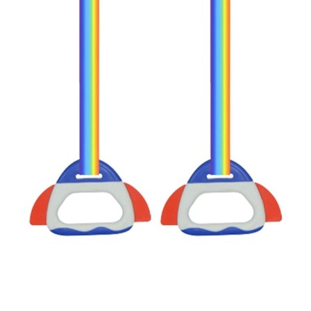 Svingstangsringe - Justerbare Udendørs Gymnastikringe Til Baghaven - Farverige Og Holdbare Abe Ringe - Ikke