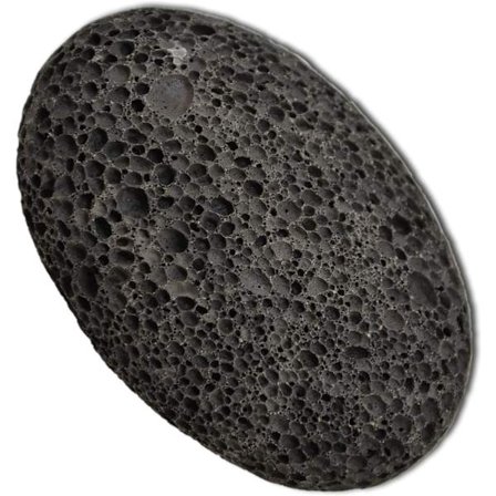 4 Stykker Naturlig Lavasten - Pimpsten Pedicure Alternativ til Fjernelse af Hård Hud Sort