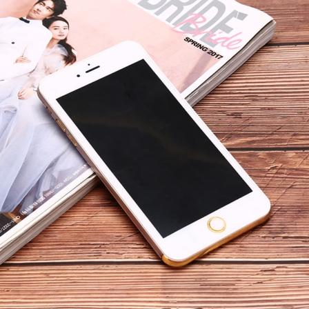 Falsk Iphone 6s Plus Spøkefugl Leketøy Barn ?ck Elektrisk Telefon Gull
